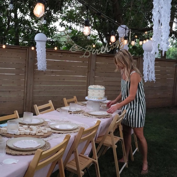 POMANDER GREEN STRIPPED DRESS - Picture 4 of 6